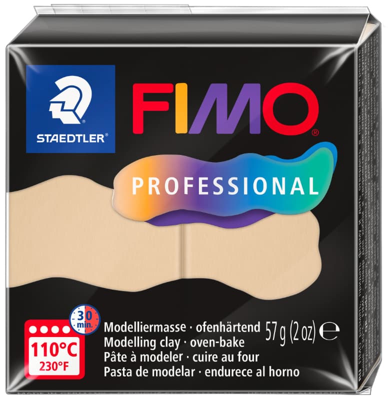 Fimo Professional Modelliermasse, Ofenhärtend, Champagner
