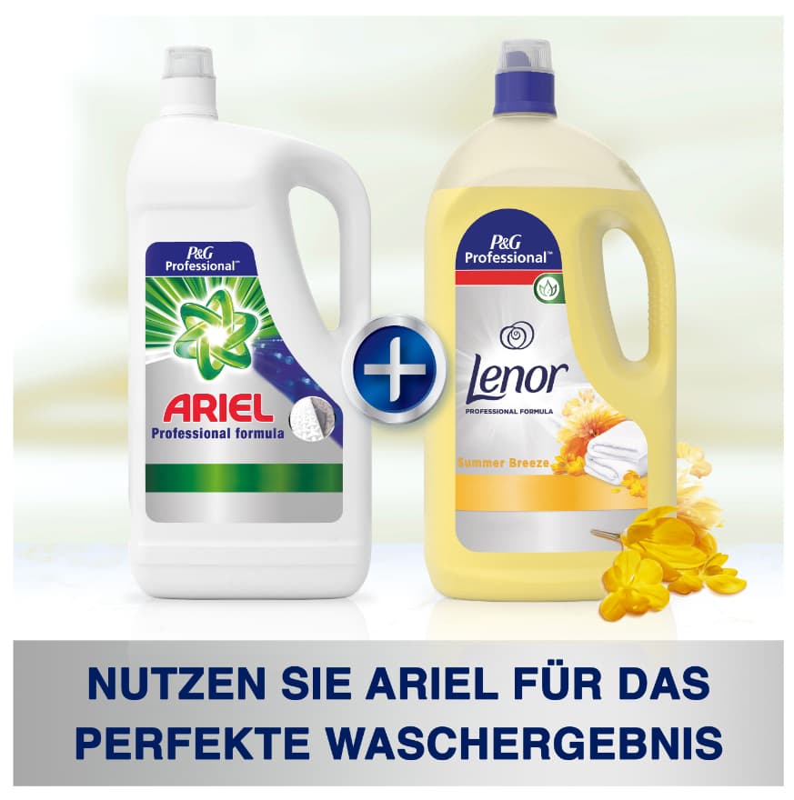 Lenor Professional Weichspüler Sommerbrise, 4 Liter, 200 Wl