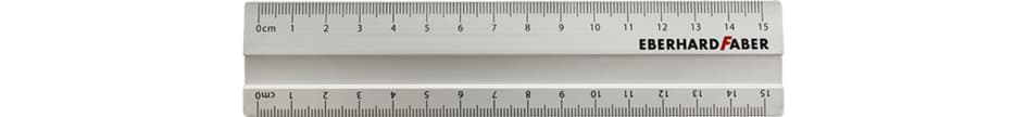 Eberhard Faber Metall-Lineal, Aus Aluminium, 150 Mm