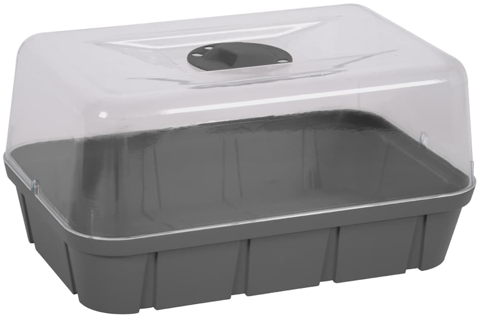 Eda Mini-Gewächshaus, Größe L, Volumen: 15,7 L, Anthrazit