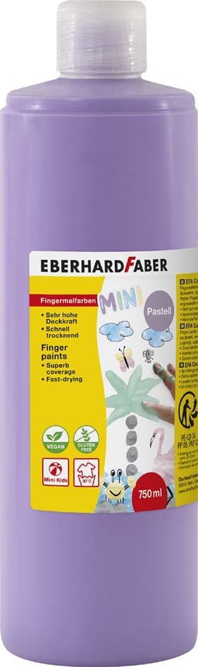 Eberhard Faber Fingerfarbe Efa Color, Flieder, 750 Ml