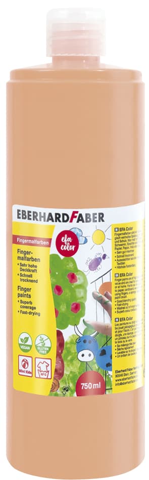 Eberhard Faber Fingerfarbe Efa Color, Beigerot, 750 Ml
