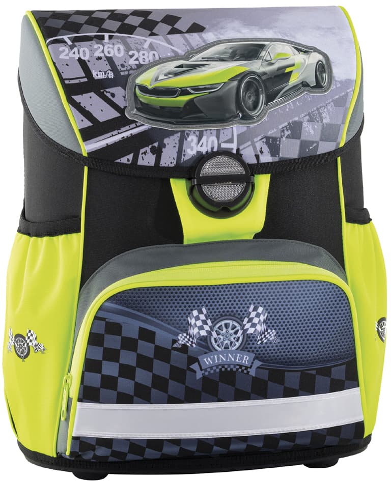 Eberhard Faber Schulranzen-Set Efalino Race Car, 4-Teilig