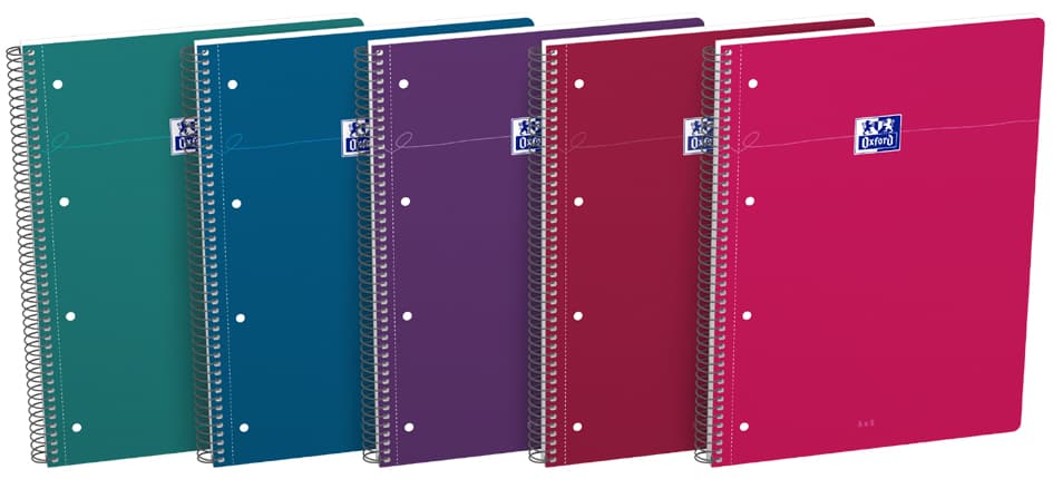 Oxford Collegeblock Smart Intense, Din A4+, Seyès, Sortiert