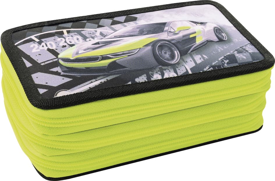 Eberhard Faber Schüleretui Triple Decker Race Car, 36-Teilig