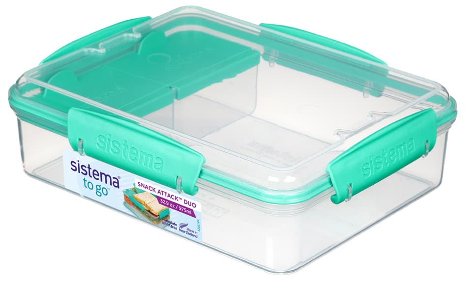 Sistema Snackbox Snack Attack Duo To Go, 975 Ml