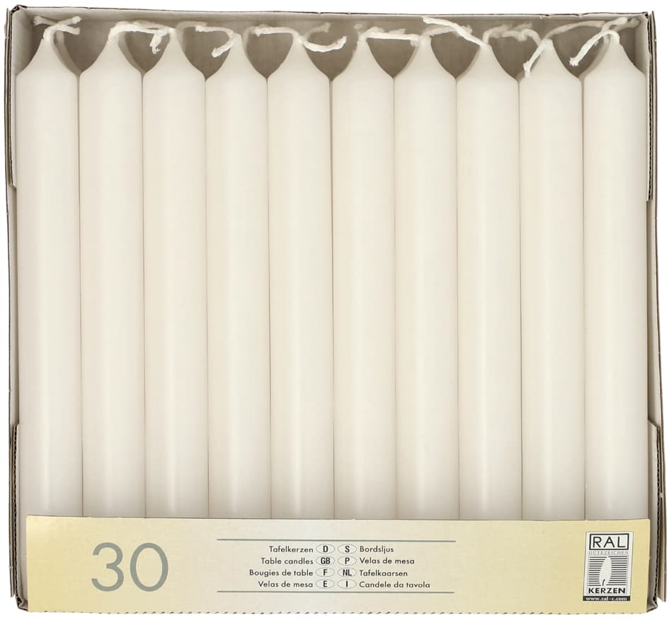 Starpak Tafelkerzen, 21 Mm, Weiß, 30er Pack