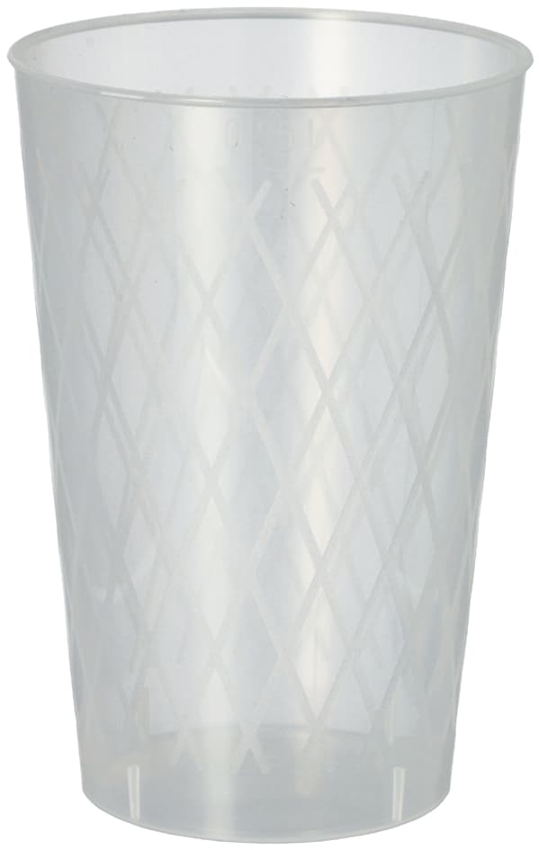 Papstar Mehrweg-Trinkbecher, 0,25 L, Transluzent, 40er