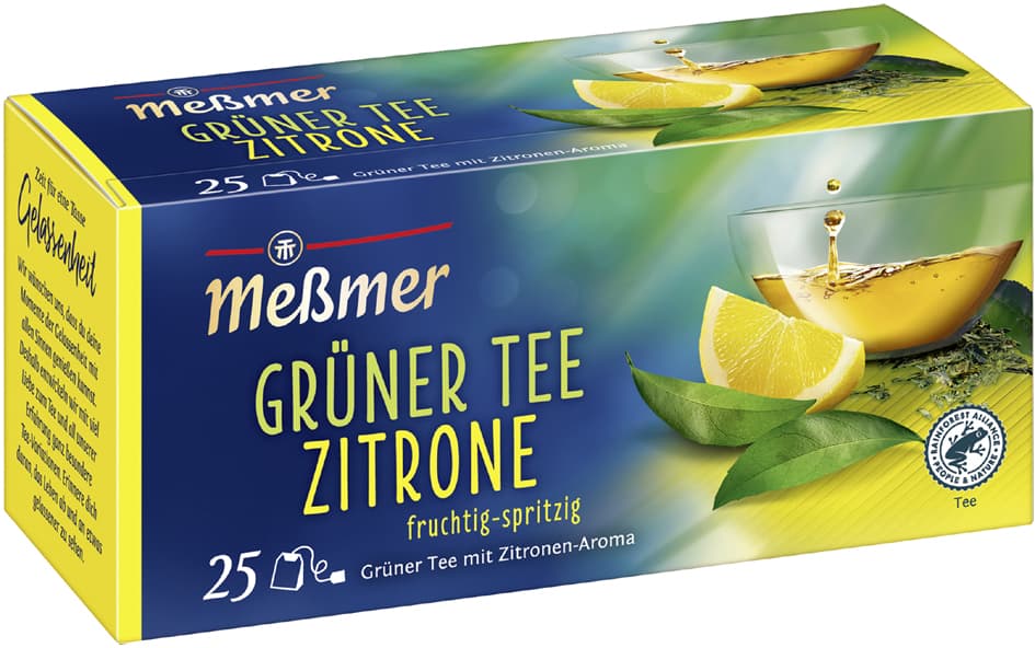 Meßmer Grüner Tee , Zitrone, , 25er Packung