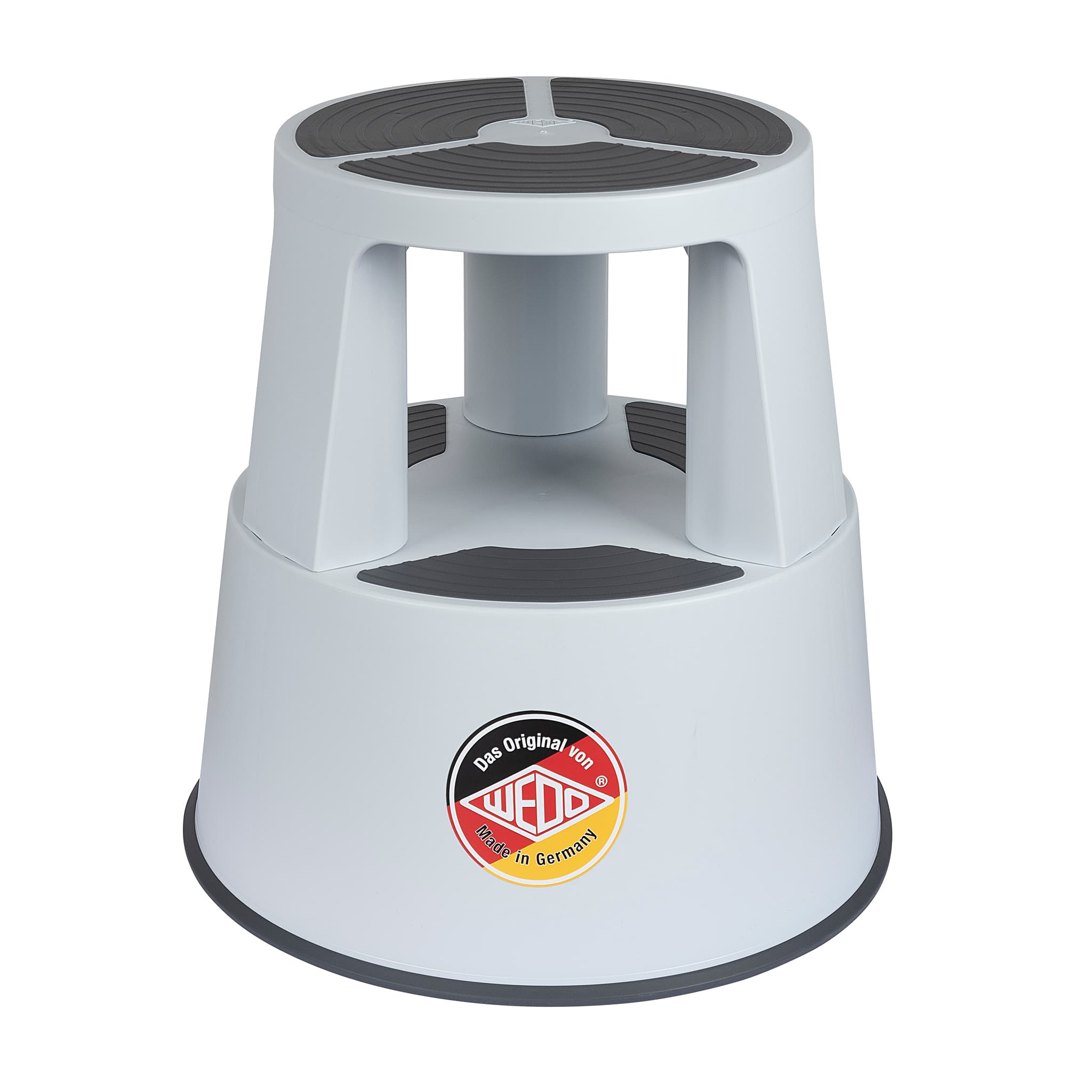 Wedo Rollhocker Superstep, Aus Kunststoff, Lichtgrau/Ral7035