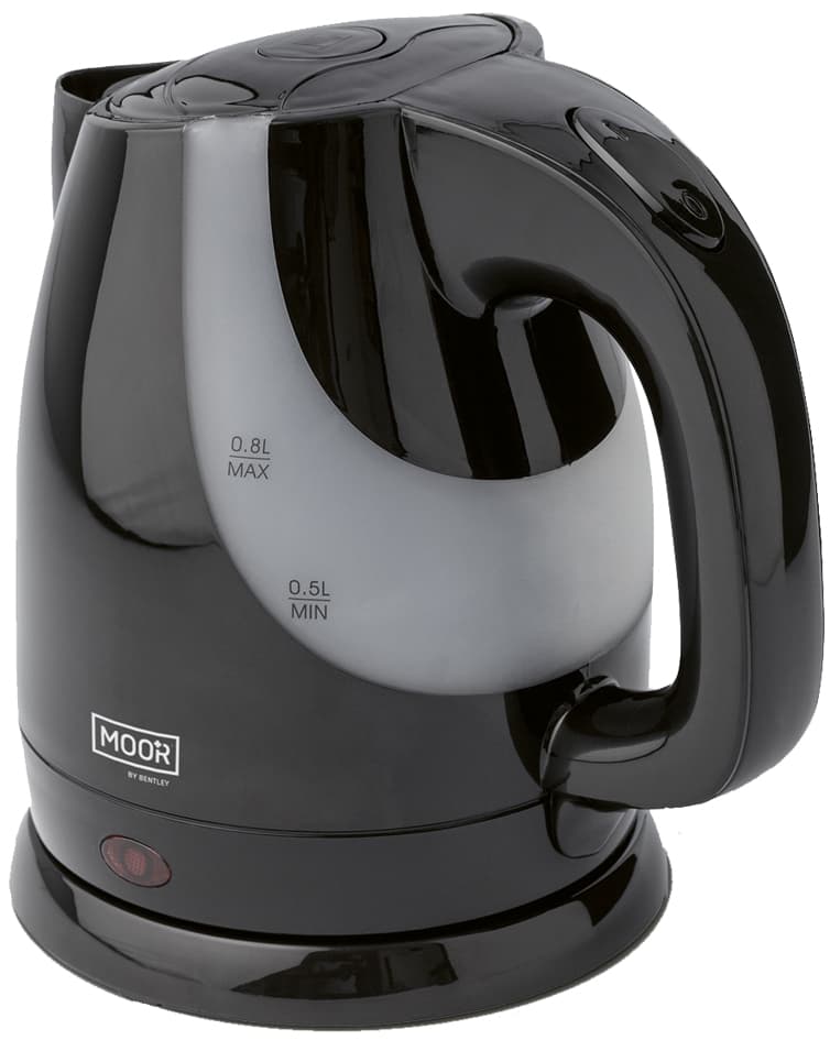Moor Wasserkocher Cleo, 0,8 Liter, Schwarz