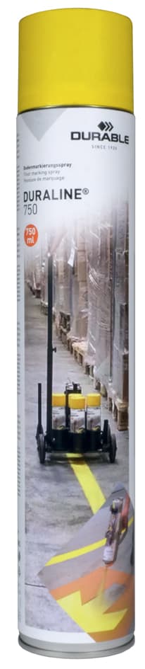 Durable Bodenmarkierungsspray Duraline 750, Signalgelb