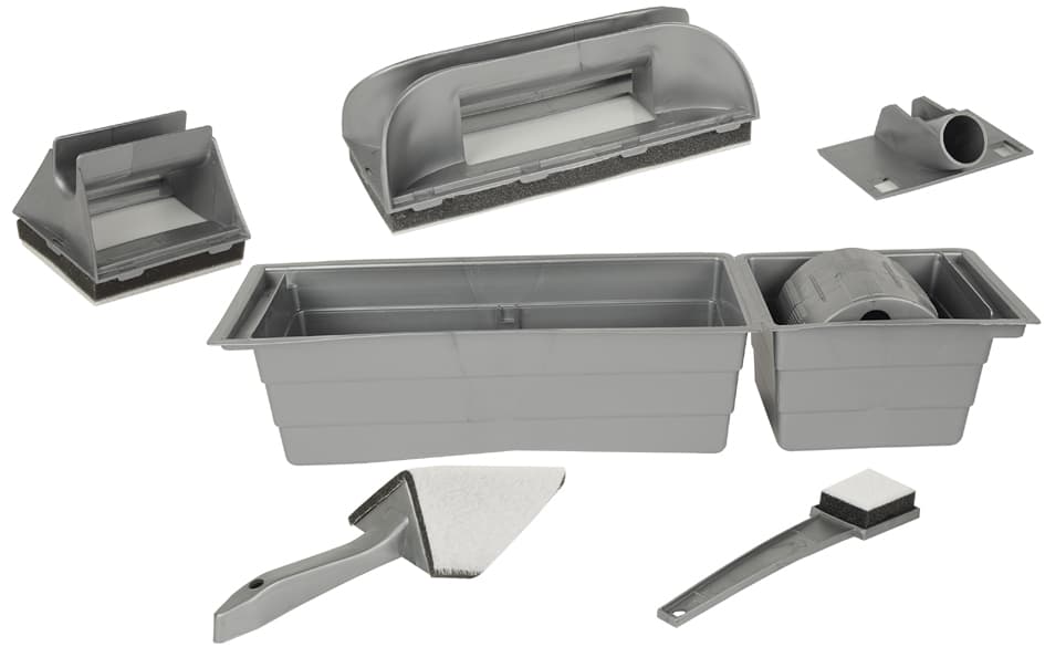 Brüder Mannesmann Maler-Set, 9-Teilig, Grau
