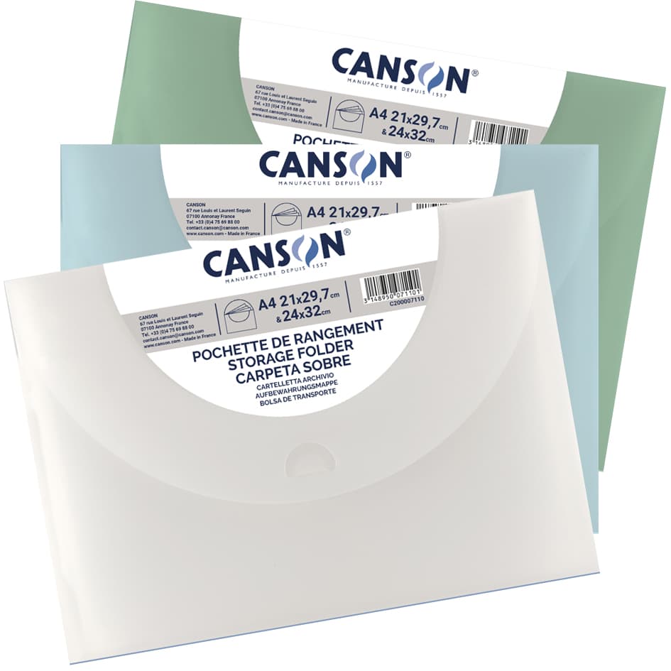 Canson Zeichnungsmappe, 340 X 470 Mm, Helle Farben