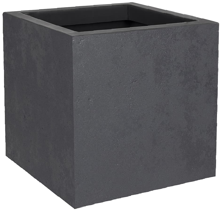 Poétic Pflanzgefäß Basalt Up, Quadratisch, 295 Mm, Anthrazit