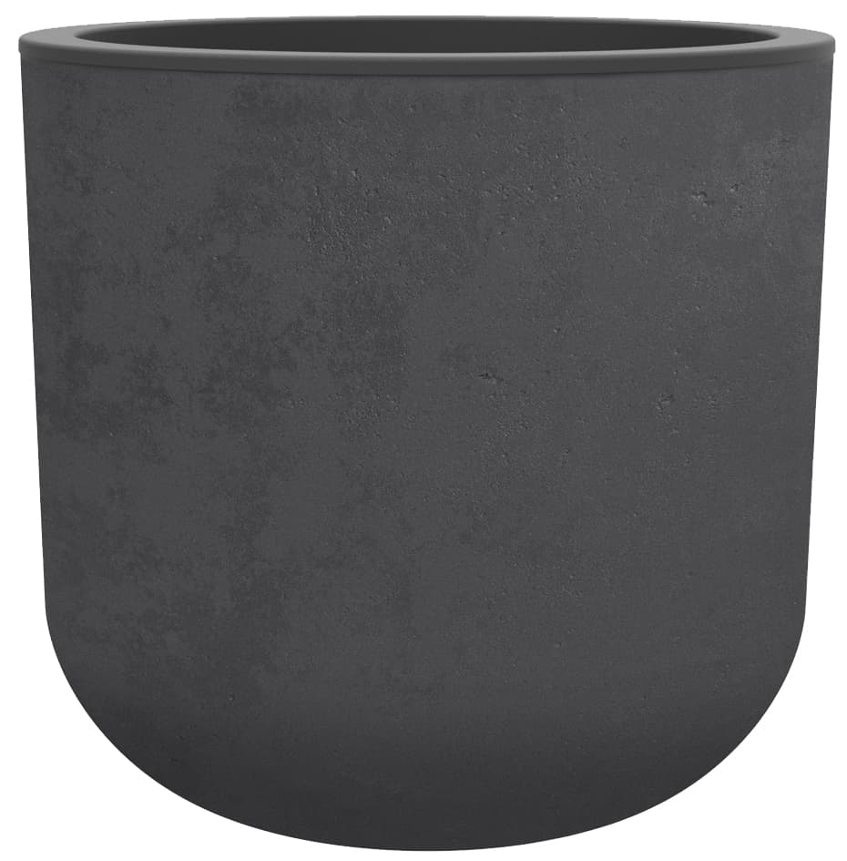 Poétic Pflanzgefäß Basalt Up, Rund, 485 Mm, Anthrazit