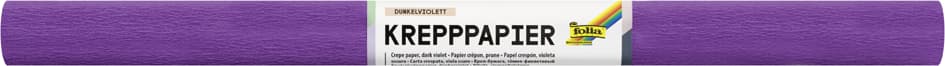 Folia Krepppapier-Rolle, (B)500 Mm X (L)2,5 M, Dunkelviolett