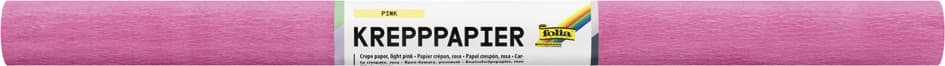 Folia Krepppapier-Rolle, (B)500 Mm X (L)2,5 M, Pink