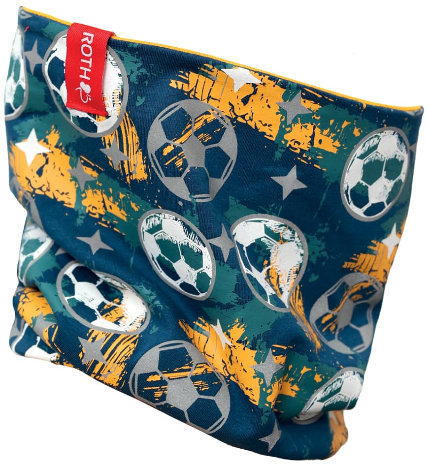Roth Kinder-Jersey-Schlauchschal Reflactions Fun , Fußball,