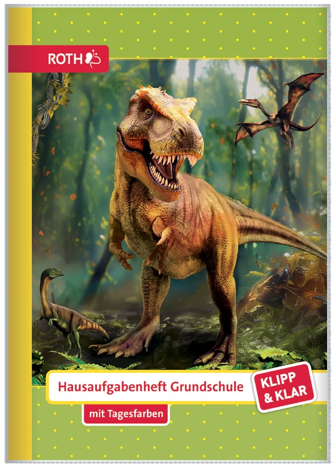Roth Hausaufgabenheft Klipp & Klar , T-Rex Welt,
