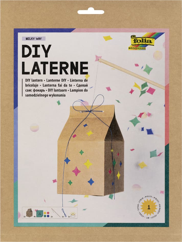 Folia Laternen-Bastelset Milky Way