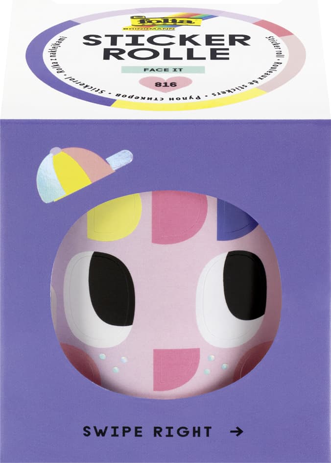 Folia Sticker Face It, Auf Rolle, 4 M