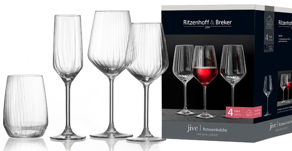 Ritzenhoff & Breker Longdrinkglas Jive, 0,45 L