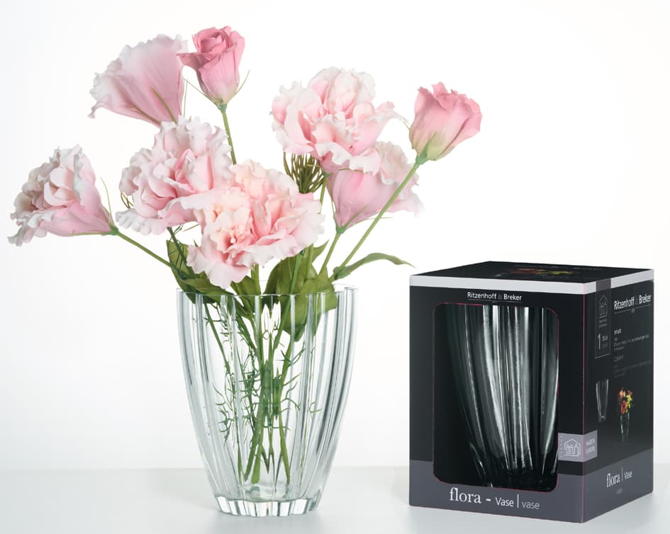 Ritzenhoff & Breker Blumenvase Flora, Transparent