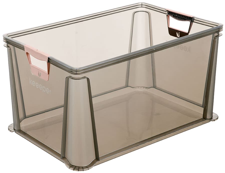 Keeeper Aufbewahrungsbox , Luis, , 64 Liter, Grau-Transparent