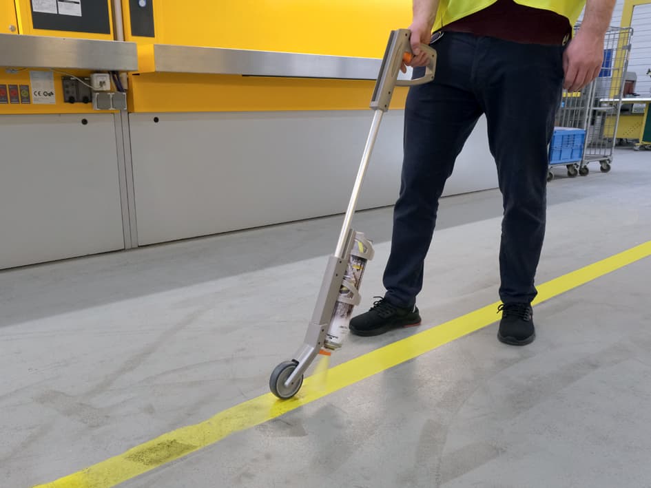 Durable Markierstange Duraline Easytrack S, Grau