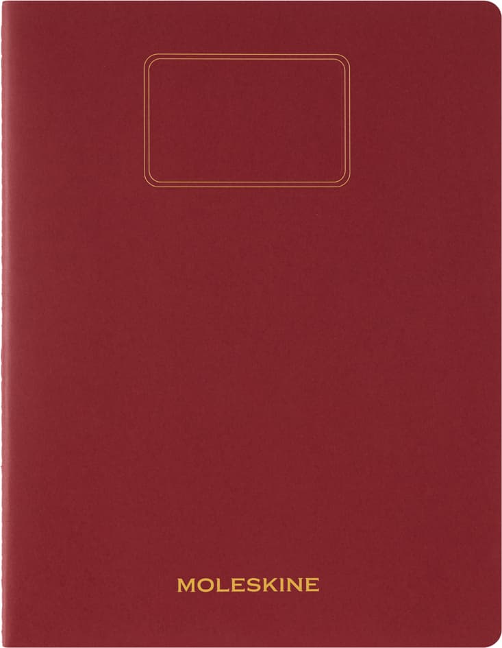 Moleskine Notizheft Student Cahier, Xxl, Liniert, Rot