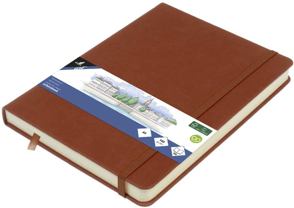 Kangaro Skizzenbuch, 80 Blatt, Din A5, Cognac