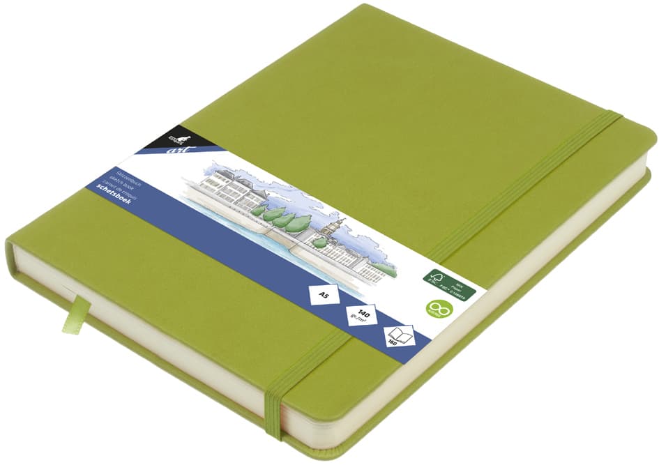 Kangaro Skizzenbuch, 80 Blatt, Din A5, Lime Green