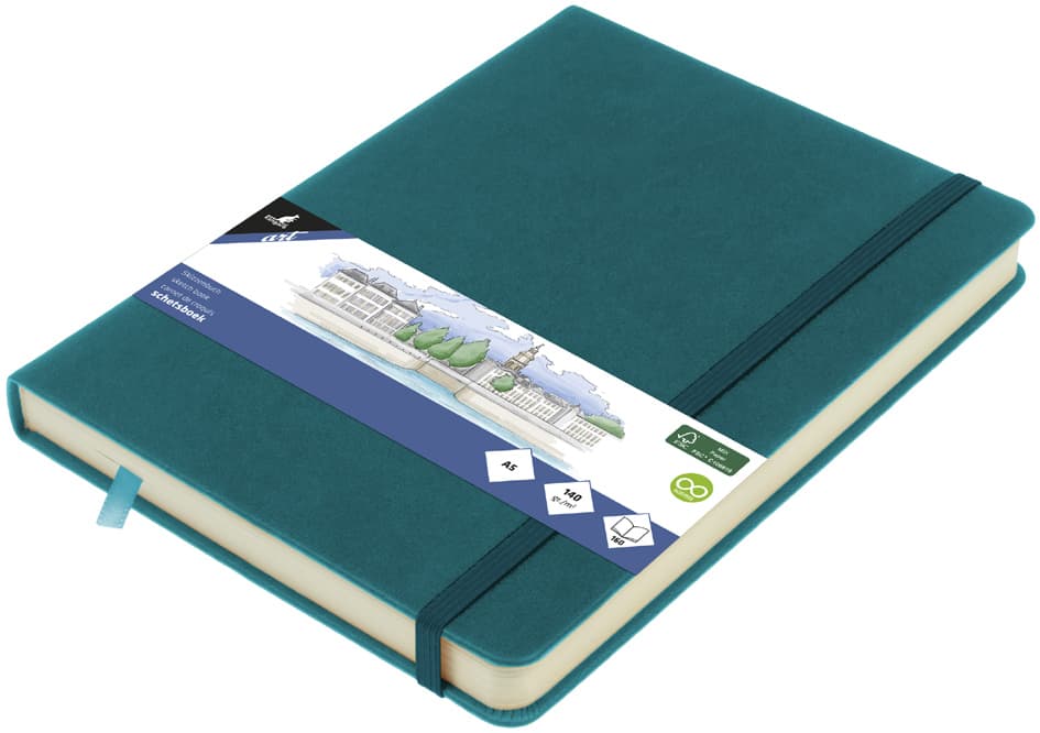 Kangaro Skizzenbuch, 80 Blatt, Din A5, Dark Turquoise