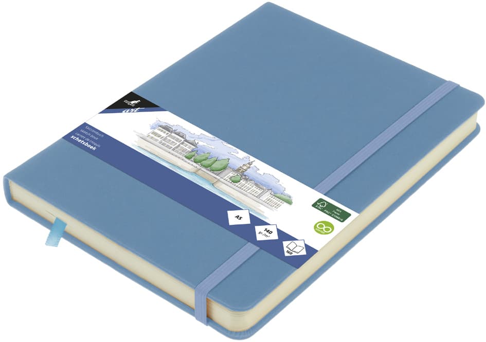 Kangaro Skizzenbuch, 80 Blatt, Din A5, Sky Blue