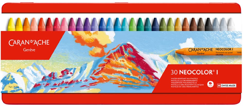 Caran D, Ache Wachsmalstift Neocolor I, 30er Etui