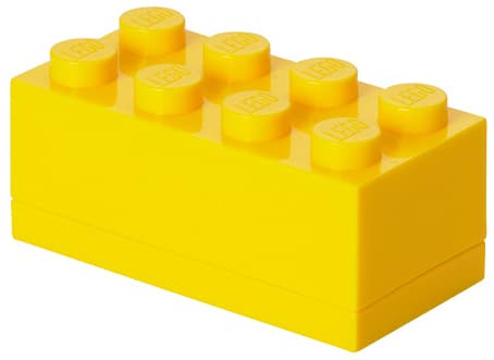 Lego Snackbox Mini Box 8, 110 Ml, Gelb