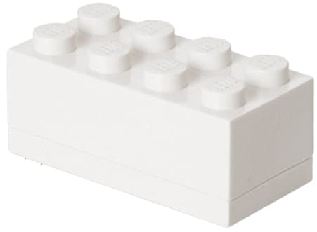 Lego Snackbox Mini Box 8, 110 Ml, Weiß