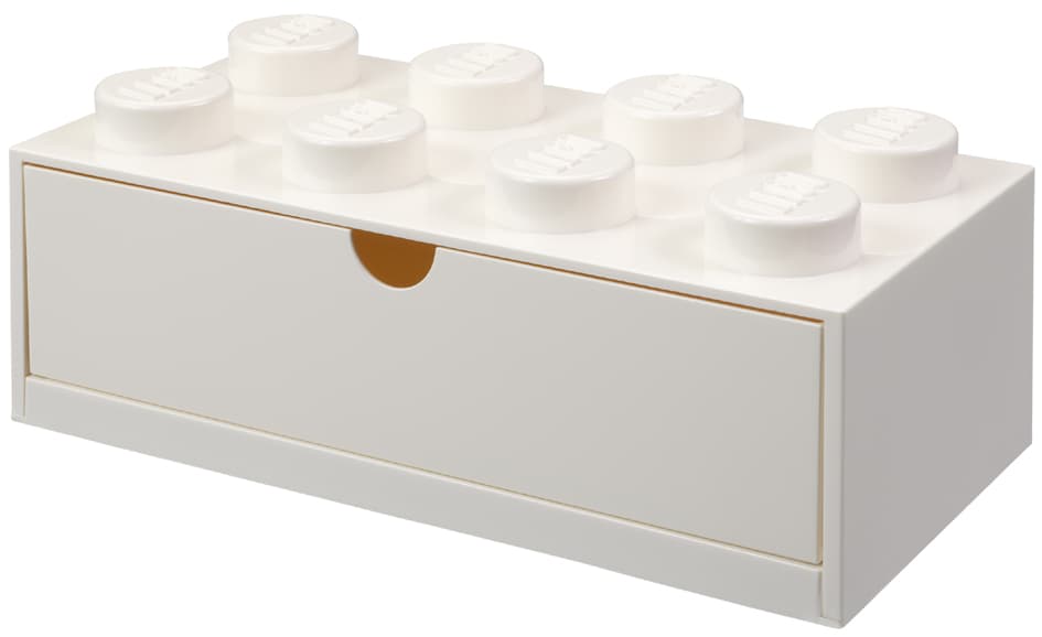 Lego Schubladenbox Desk Drawer 8, 1 Schub, Weiß