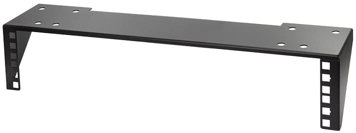 Logilink 19,  Rack Zur Untertisch-/Wandmontage, 2 He, Schwarz