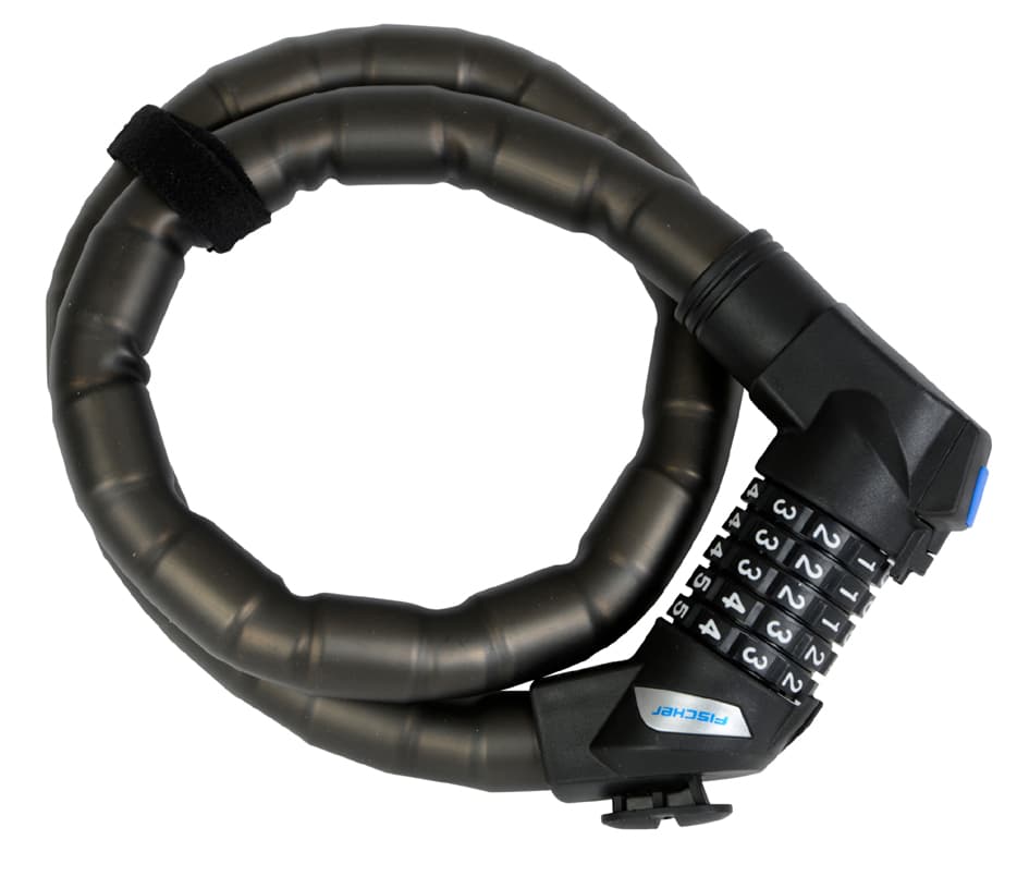 Fischer Glieder-Fahrradschloss, Länge: 900 Mm, Schwarz