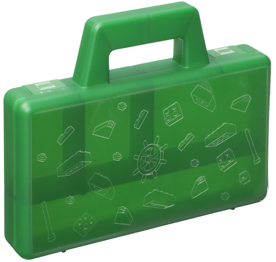 Lego Sortierkoffer Sorting Case To Go, Grün-Transparent