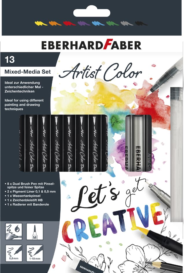 Eberhard Faber Mixed-Media Set Artist Color, 13er Set