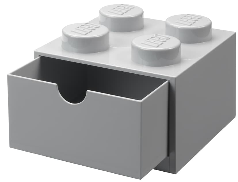 Lego Schubladenbox Desk Drawer 4, 1 Schub, Grau