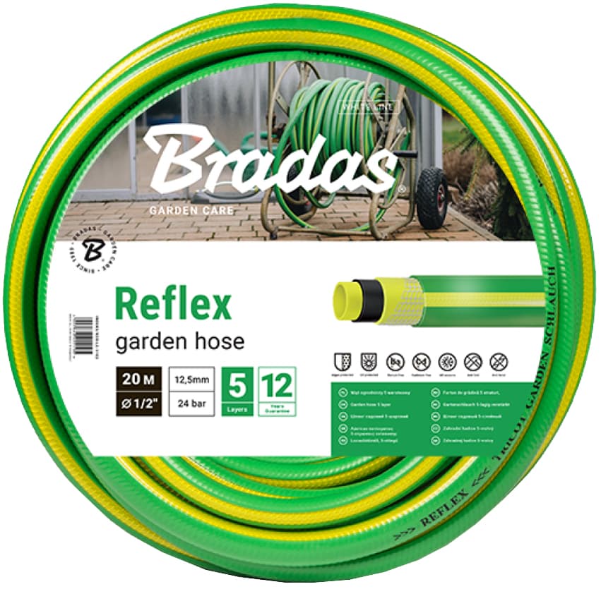 Bradas Gartenschlauch Reflex, 1/2, , Grün/Gelb, 50 M