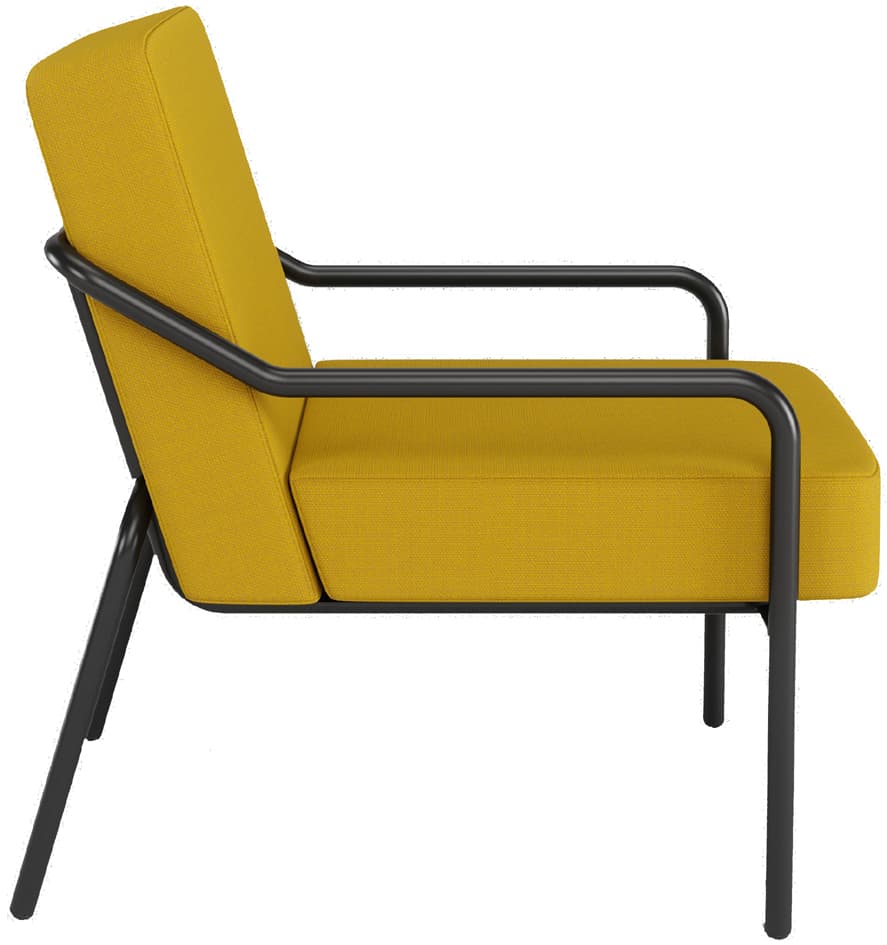 Paperflow Outdoor-Besuchersessel Medso Klassik M, Gelb