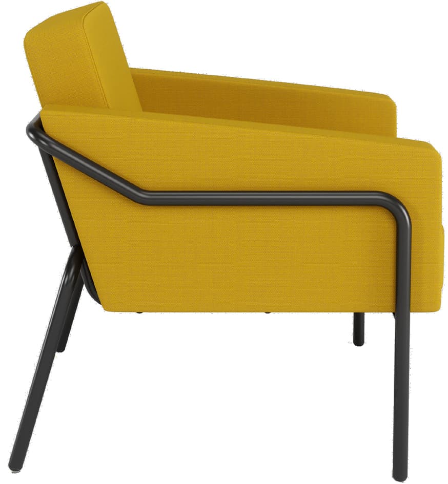 Paperflow Outdoor-Besuchersessel Medso Klassik L, Gelb