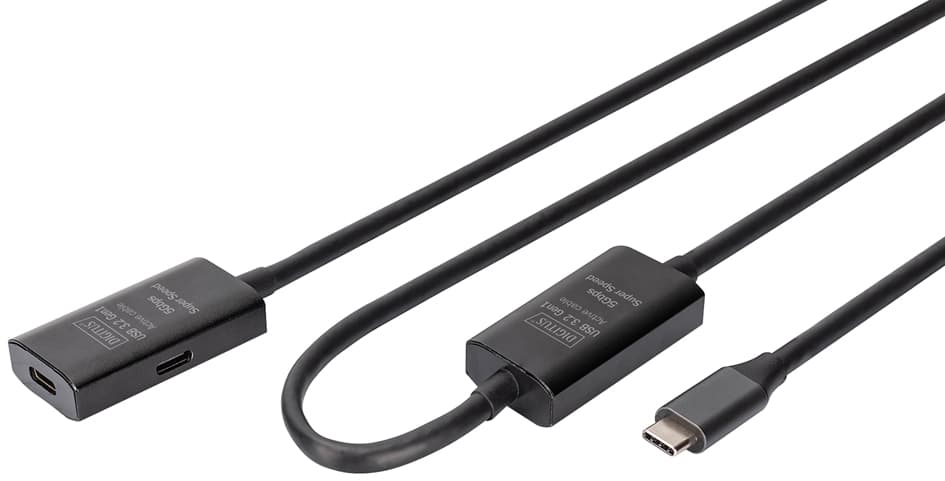 Digitus Usb 3.2 Gen1 Aktives Verlängerungskabel, 10,0 M