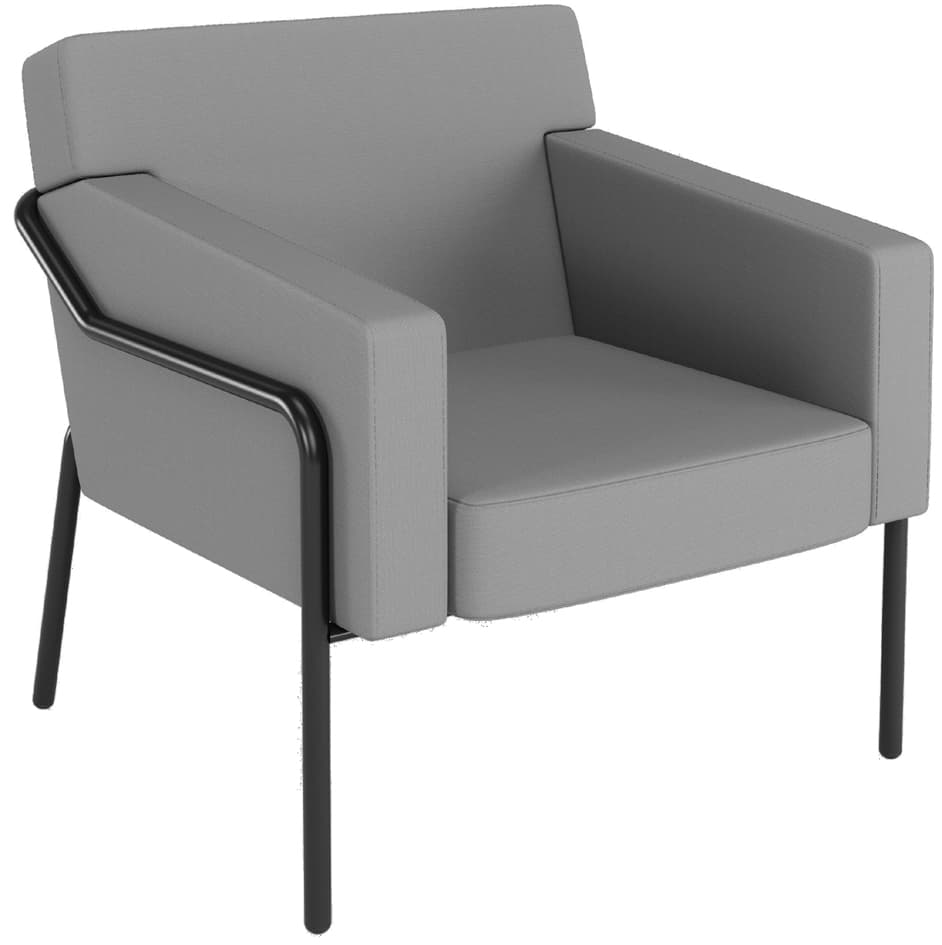 Paperflow Outdoor-Besuchersessel Medso T L, Grau