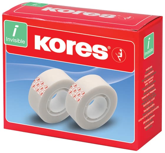 Kores Klebefilm Invisible Tape, 19 Mm X 33 M, Matt